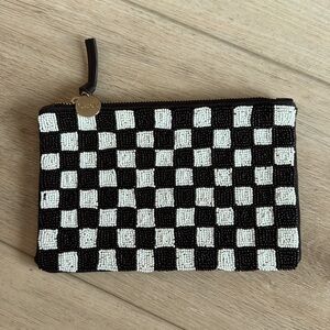 Clare V beaded wallet clutch